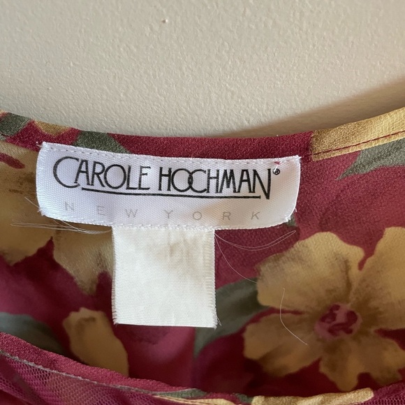 Vintage Floral Semi Sheer Camisole Tank Top Size Small - Picture 7 of 8